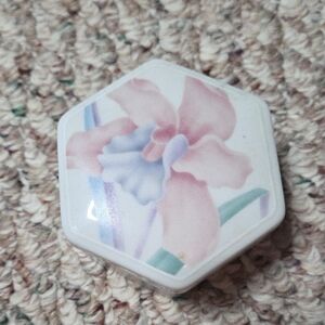 Vintage Deauville Floral Trinket Box